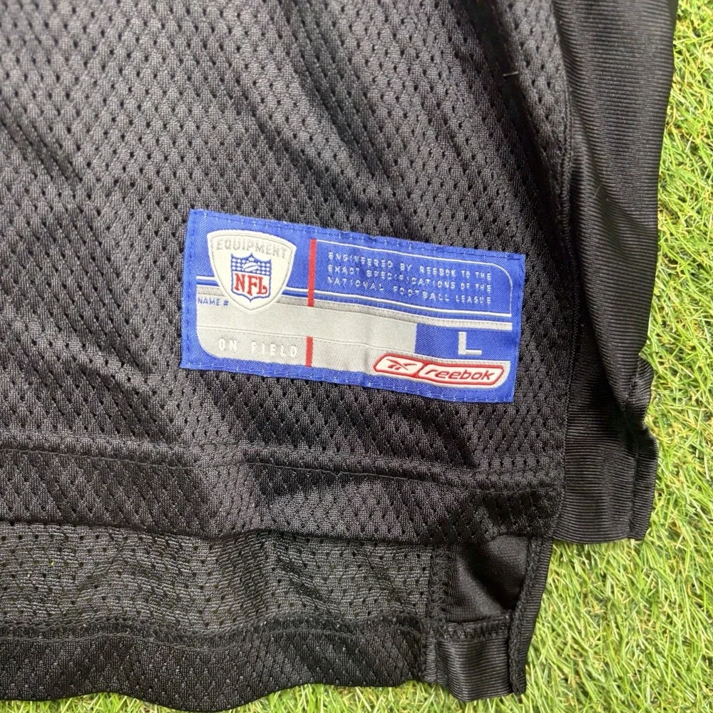 Pro Football Hall of Fame Canton Ohio Jersey Mens Large #63 Reebok Black Nylon